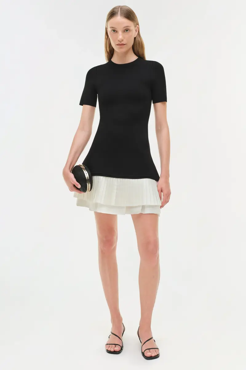 Simkhai Lorin Taffeta Knit Midi Dress | Thumbnail 2 Simkhai Lorin Taffeta Knit Midi Dress | Thumbnail 2
