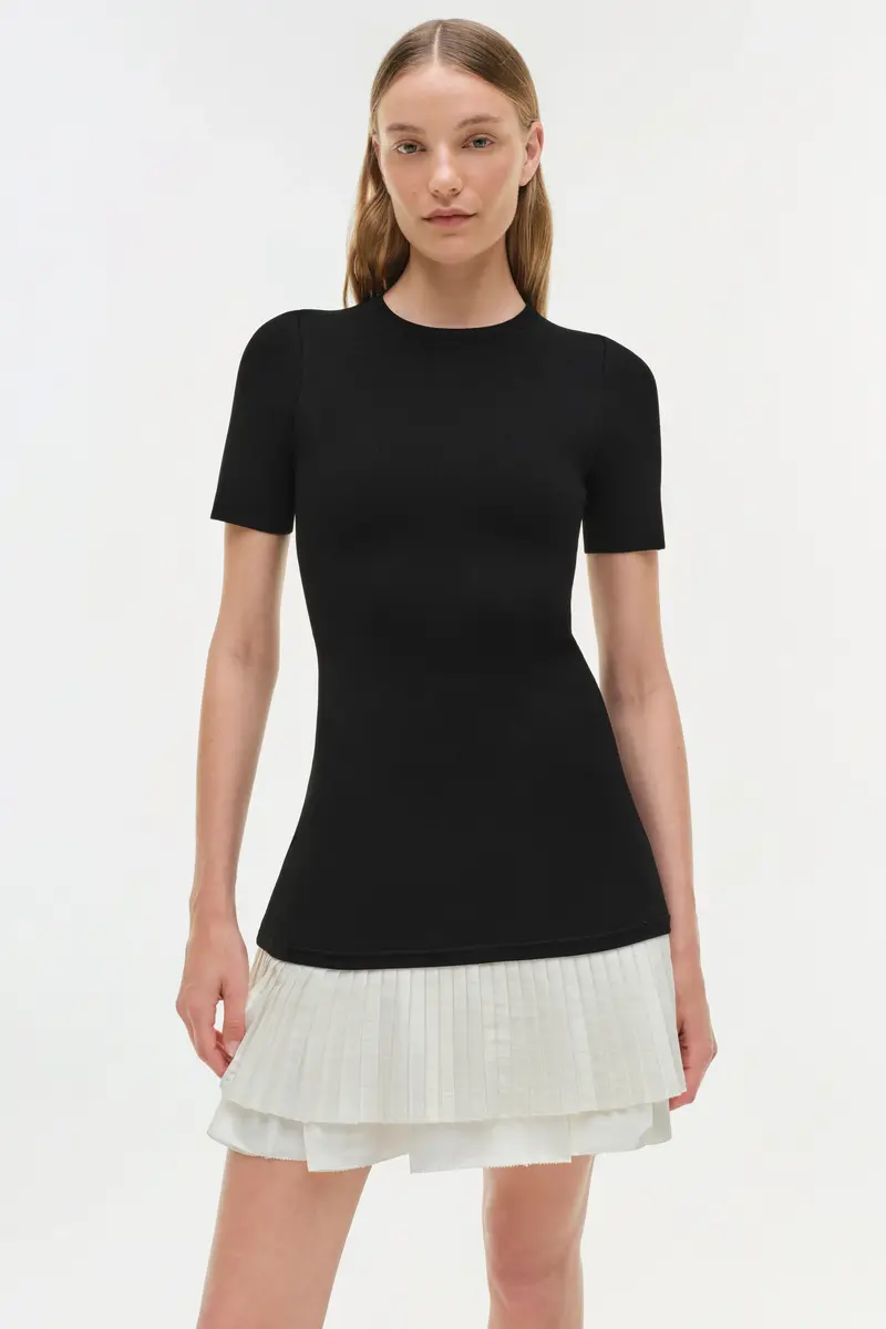 Simkhai Lorin Taffeta Knit Midi Dress | Thumbnail 3 Simkhai Lorin Taffeta Knit Midi Dress | Thumbnail 3
