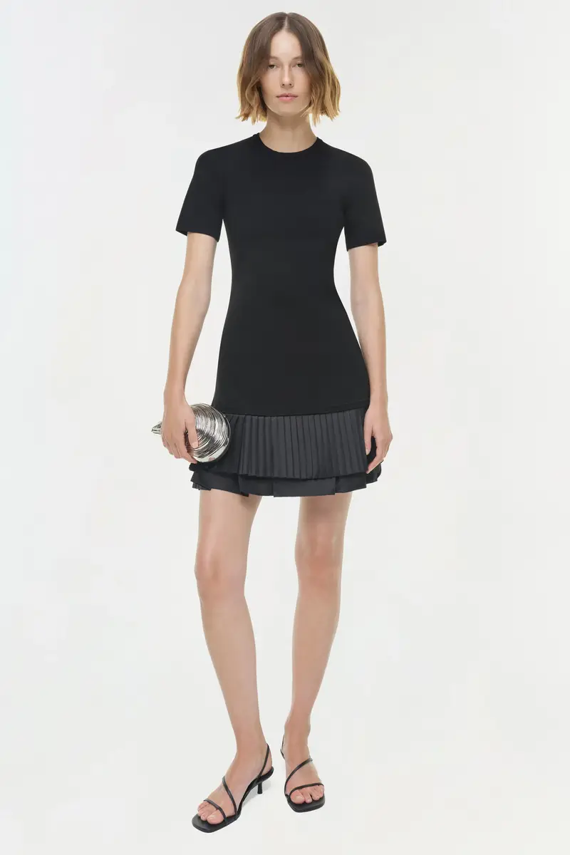 Simkhai Lorin Taffeta Knit Midi Dress | Thumbnail 2 Simkhai Lorin Taffeta Knit Midi Dress | Thumbnail 2