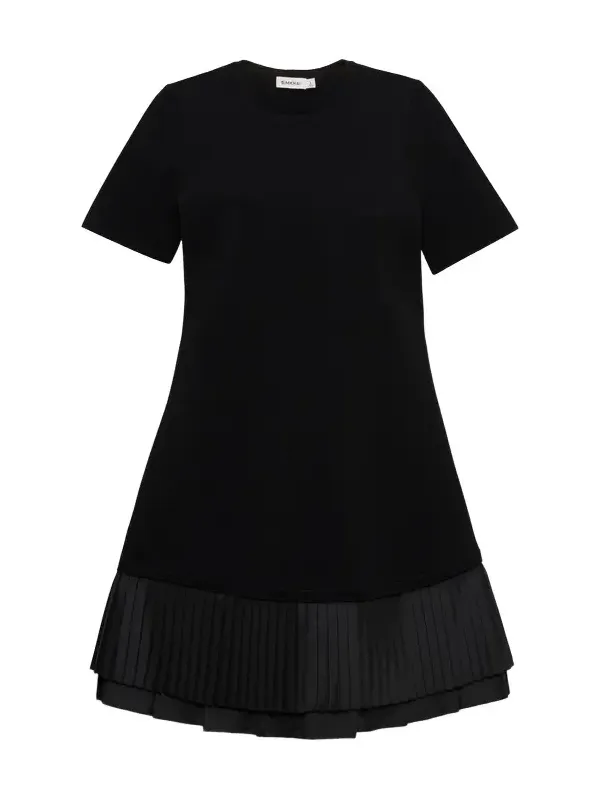 Simkhai Lorin Taffeta Knit Midi Dress