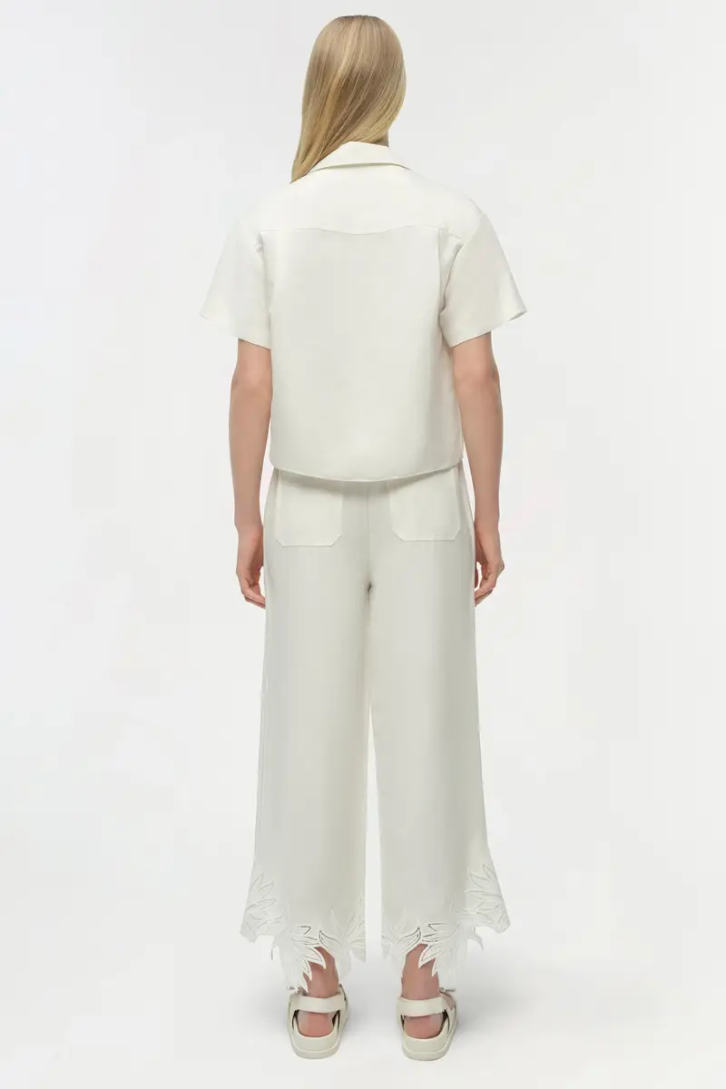 Simkhai Louisa Embroidered Camp Shirt | Thumbnail 5 Simkhai Louisa Embroidered Camp Shirt | Thumbnail 5