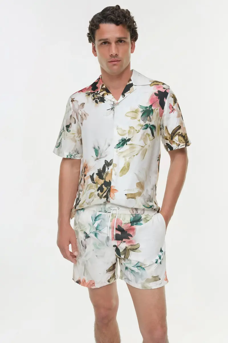 Simkhai Lowell Floral Printed Swim Shorts | Thumbnail 3 Simkhai Lowell Floral Printed Swim Shorts | Thumbnail 3