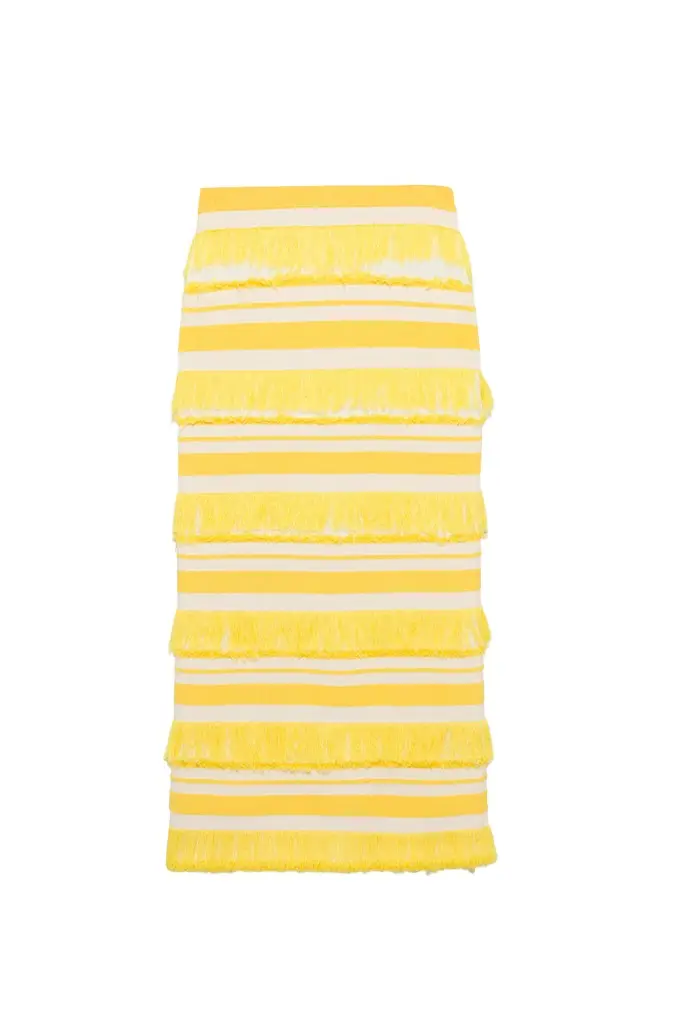 Simkhai Lula Knit Midi Skirt