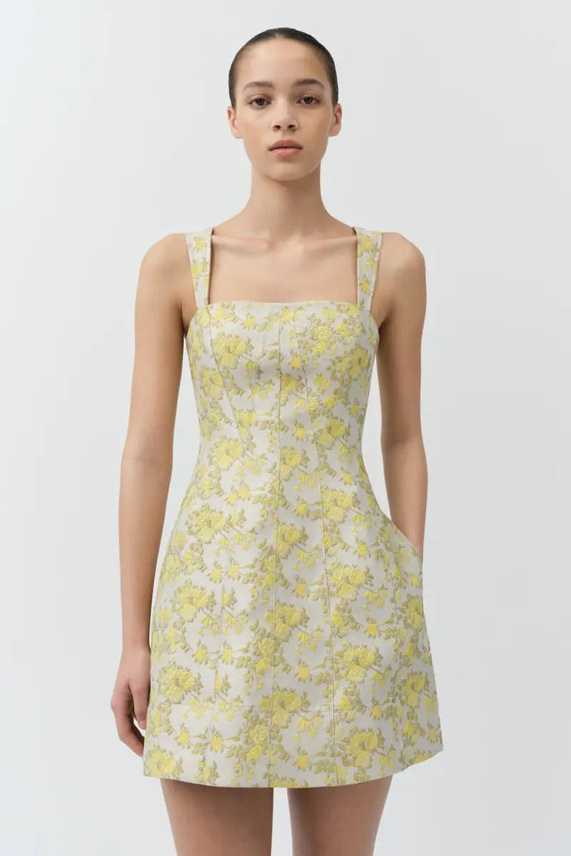 Simkhai Lydia Jacquard Mini Dress | Thumbnail 3