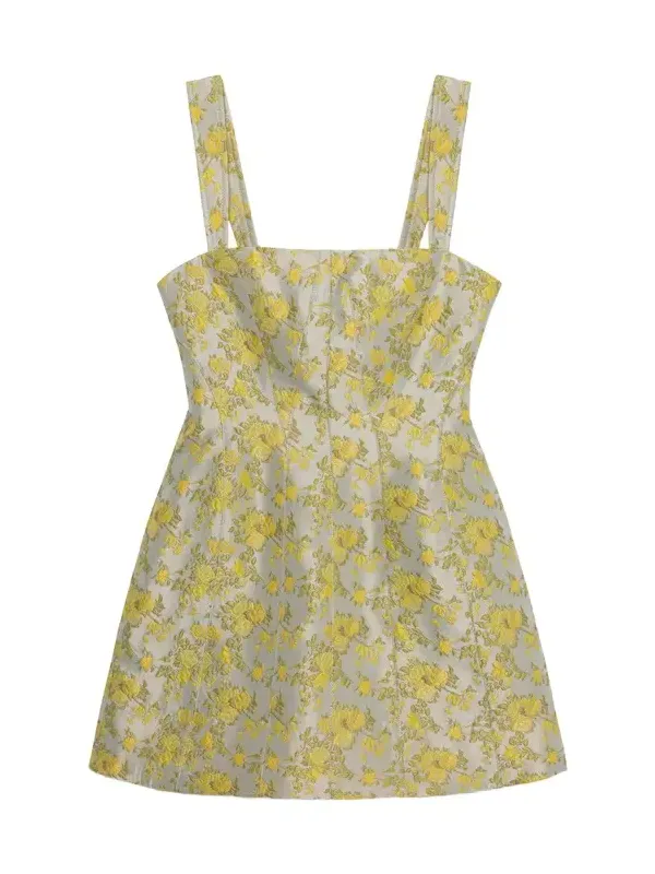Lydia Jacquard Mini Dress Lydia Jacquard Mini Dress