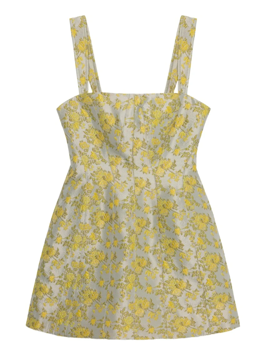 Simkhai Lydia Jacquard Mini Dress