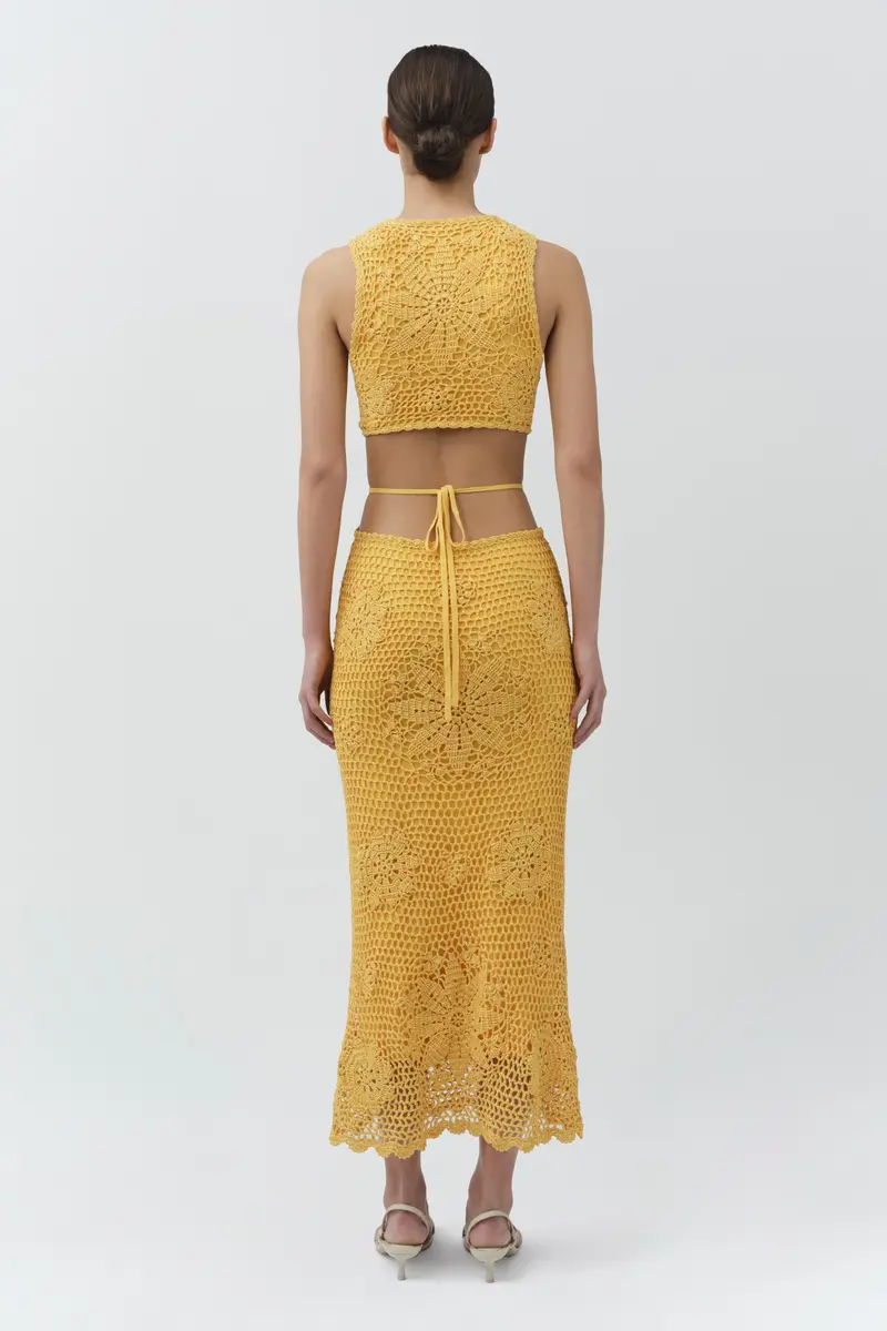 Simkhai Lyla Crochet Midi Dress | Thumbnail 5 Simkhai Lyla Crochet Midi Dress | Thumbnail 5