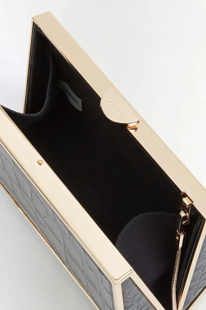 Simkhai Maddox Croc-Embossed Leather Clutch | Thumbnail 4