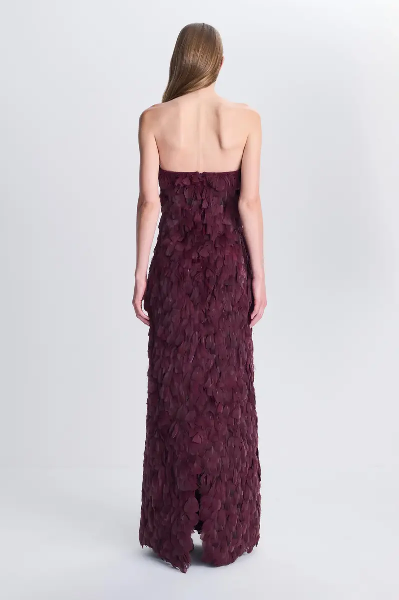 Simkhai Malvina Feather Gown | Thumbnail 5 Simkhai Malvina Feather Gown | Thumbnail 5