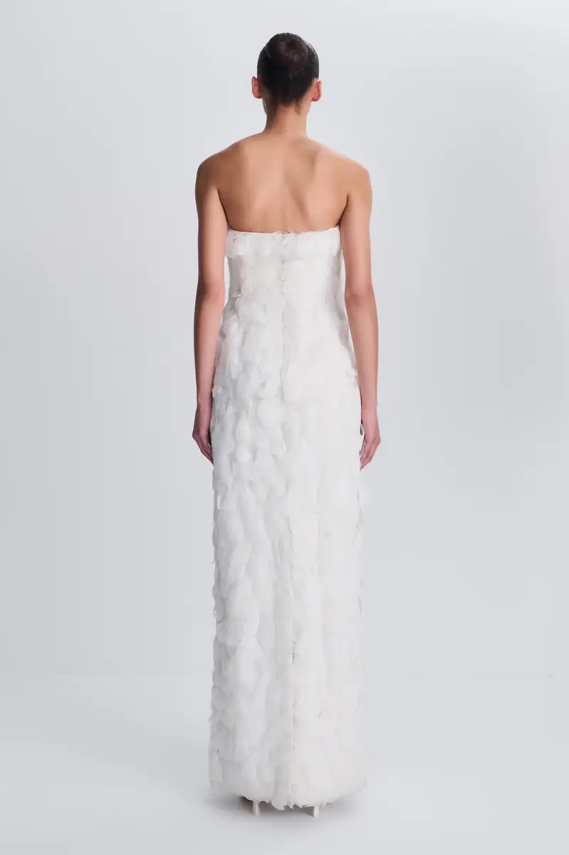 Simkhai Malvina Feather Gown | Thumbnail 5 Simkhai Malvina Feather Gown | Thumbnail 5