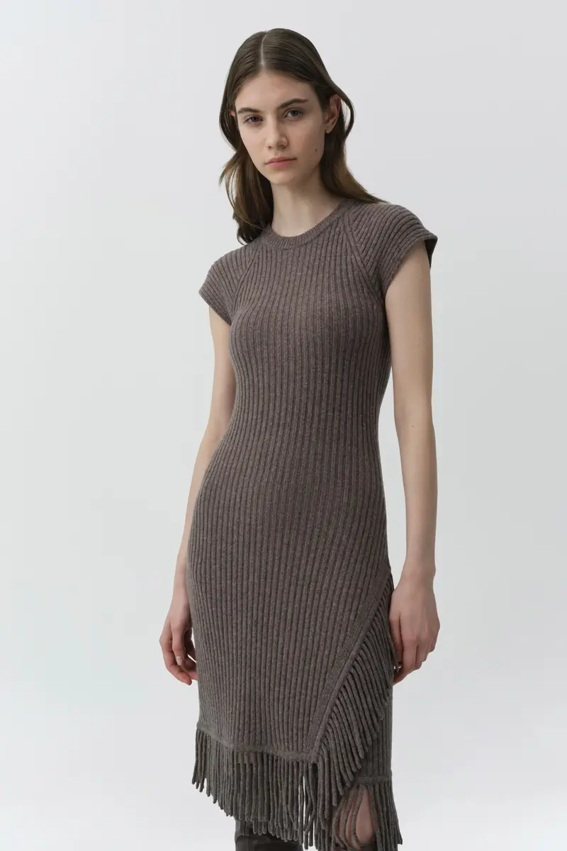 Simkhai Margot Knit Fringe Mini Dress | Thumbnail 4 Simkhai Margot Knit Fringe Mini Dress | Thumbnail 4