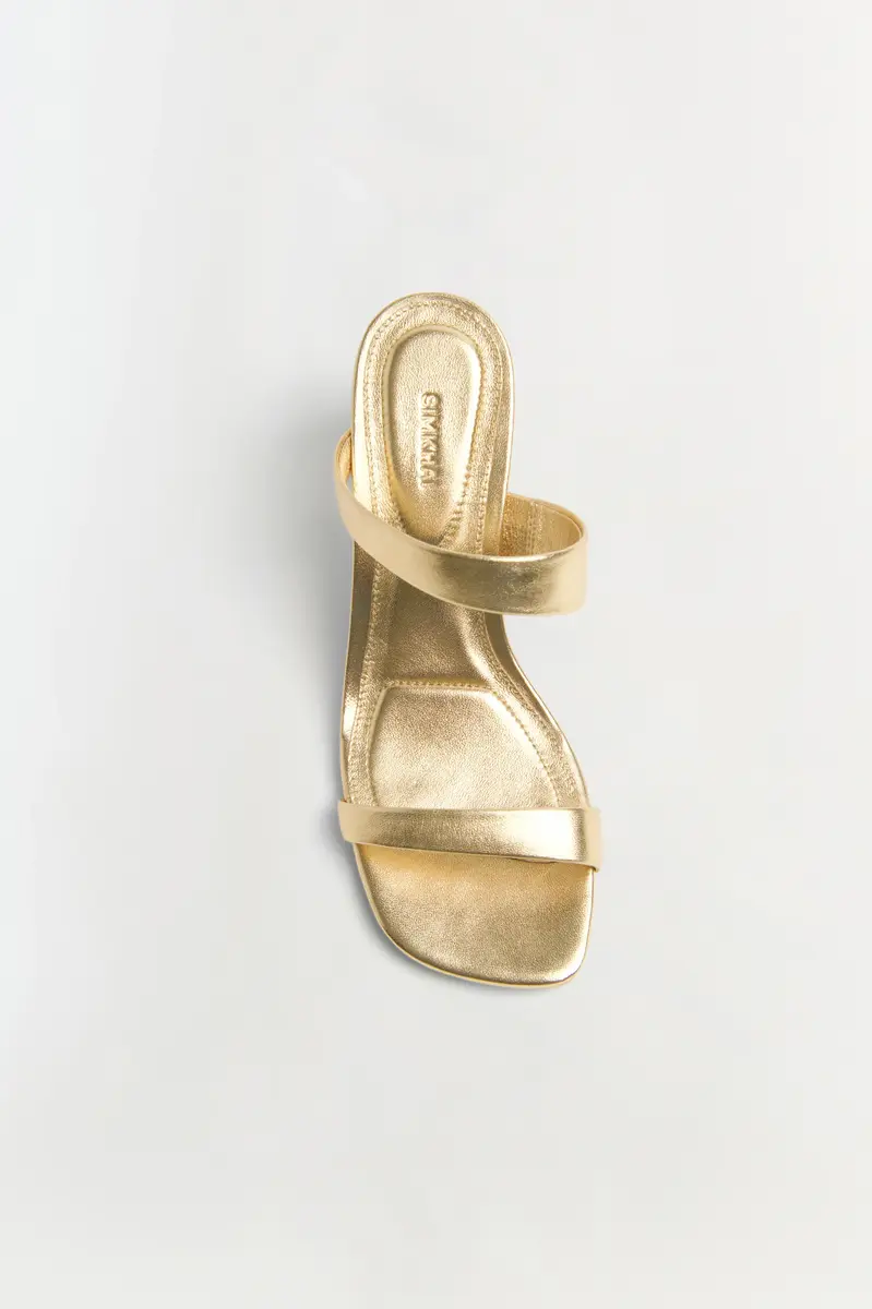 Simkhai Marion Metallic Leather Shell Heel | Thumbnail 2 Simkhai Marion Metallic Leather Shell Heel | Thumbnail 2