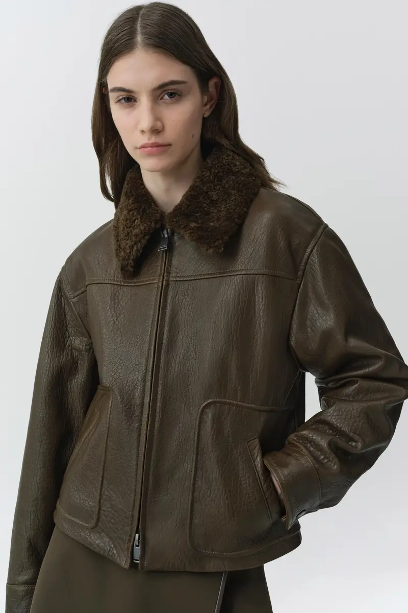 Simkhai Mel Leather Jacket | Thumbnail 3 Simkhai Mel Leather Jacket | Thumbnail 3