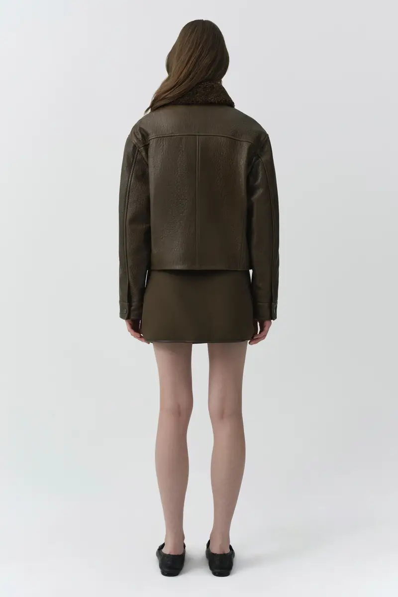 Simkhai Mel Leather Jacket | Thumbnail 5 Simkhai Mel Leather Jacket | Thumbnail 5
