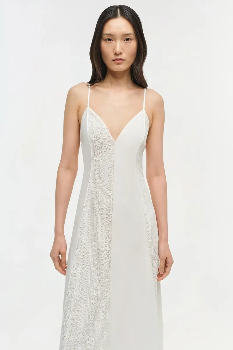 Simkhai Mina Lace Midi Dress | Thumbnail 3 Simkhai Mina Lace Midi Dress | Thumbnail 3