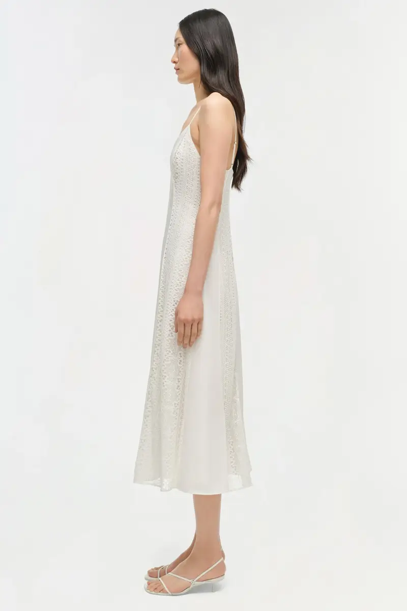 Simkhai Mina Lace Midi Dress | Thumbnail 4 Simkhai Mina Lace Midi Dress | Thumbnail 4