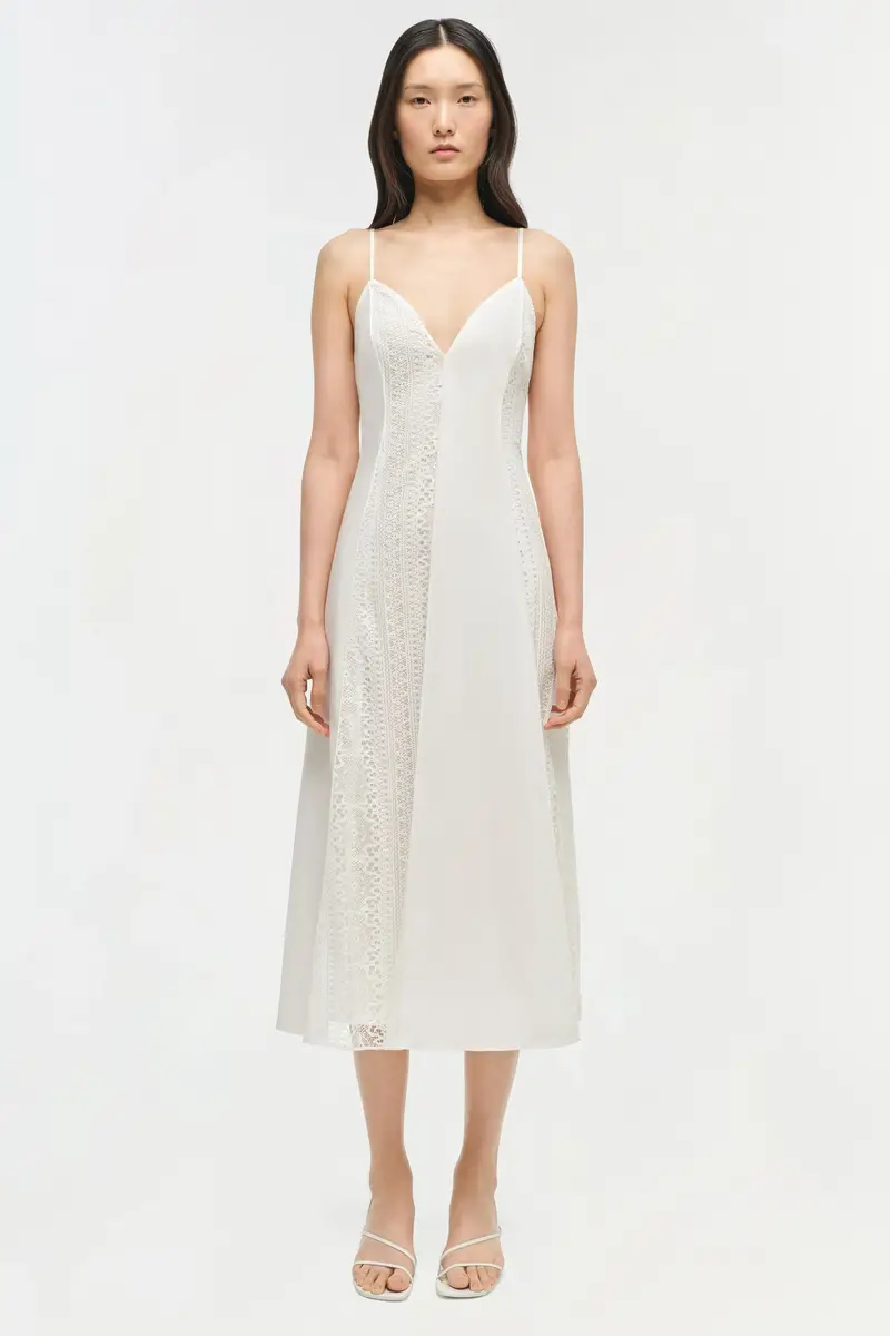 Simkhai Mina Lace Midi Dress | Thumbnail 6 Simkhai Mina Lace Midi Dress | Thumbnail 6