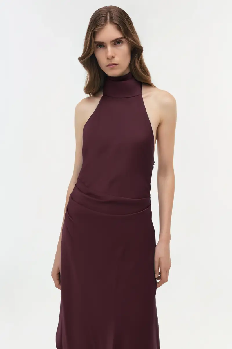 Simkhai Monica Satin Dress | Thumbnail 3