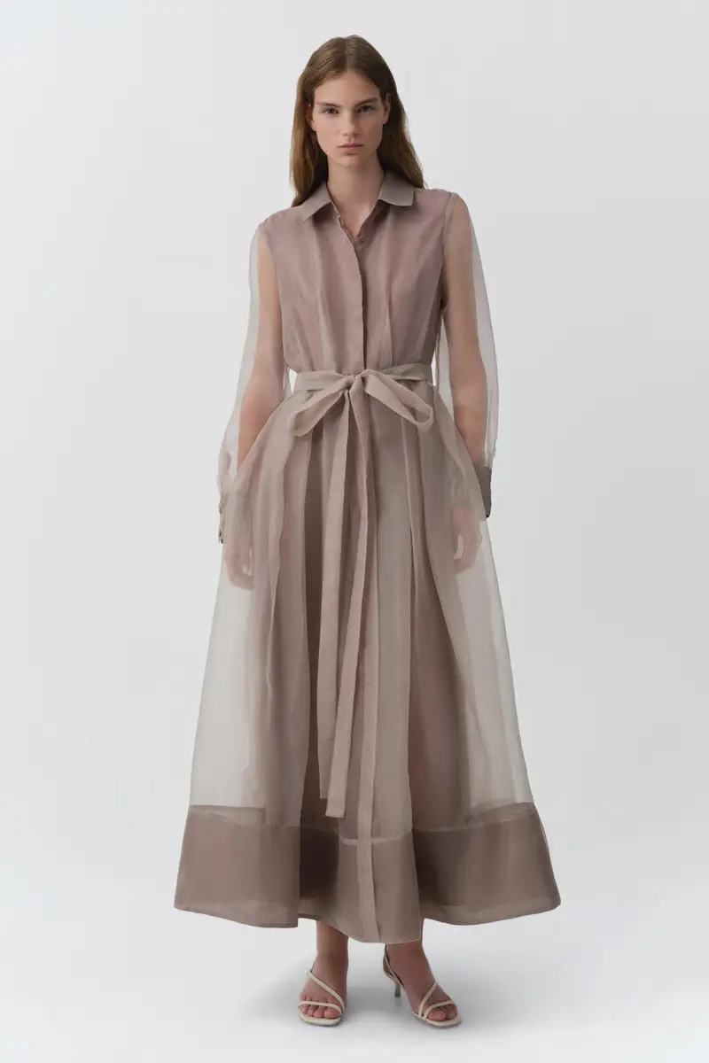 Simkhai Montgomery Organza Midi Dress | Thumbnail 2 Simkhai Montgomery Organza Midi Dress | Thumbnail 2