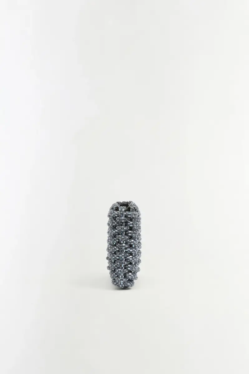 Simkhai Morgan Woven Rhinestone Clutch | Thumbnail 3 Simkhai Morgan Woven Rhinestone Clutch | Thumbnail 3