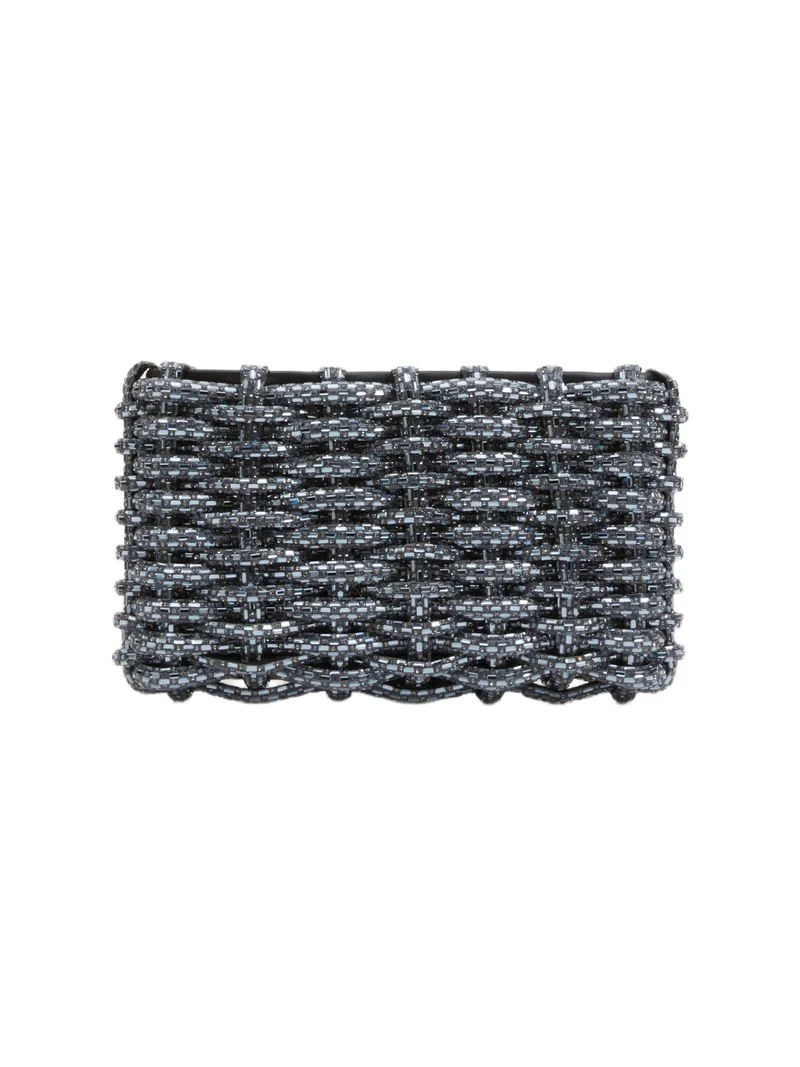 Morgan Woven Rhinestone Clutch Morgan Woven Rhinestone Clutch