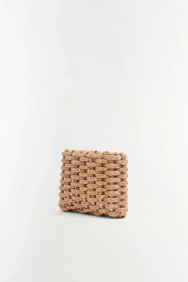 Simkhai Morgan Woven Rhinestone Clutch | Thumbnail 2