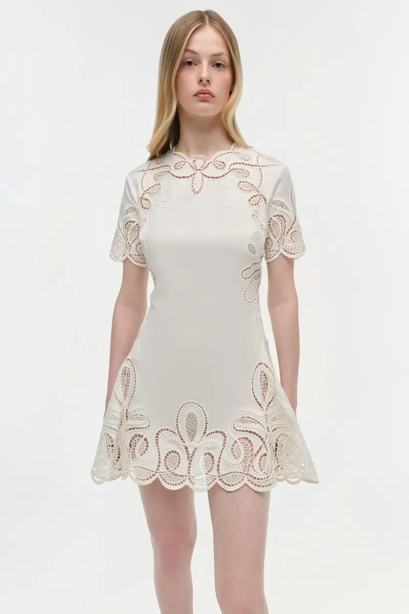 Simkhai Morrigan Linen Mini Dress | Thumbnail 3