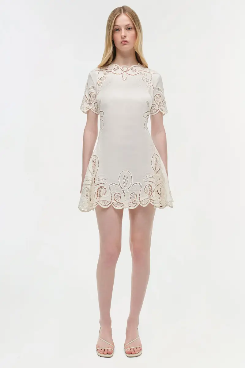 Simkhai Morrigan Linen Mini Dress | Thumbnail 6