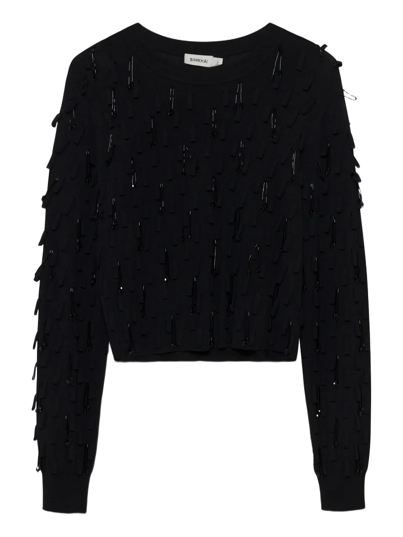 Myra Embellished Knit Top