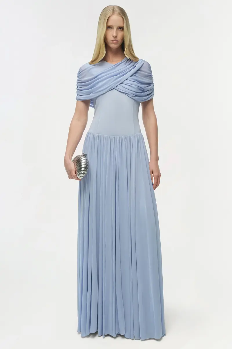 Simkhai Nancie Cape Maxi Dress | Thumbnail 2 Simkhai Nancie Cape Maxi Dress | Thumbnail 2