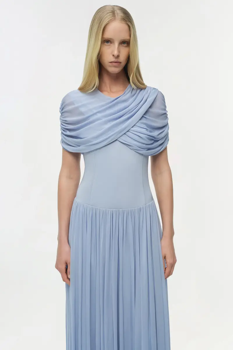 Simkhai Nancie Cape Maxi Dress | Thumbnail 3 Simkhai Nancie Cape Maxi Dress | Thumbnail 3
