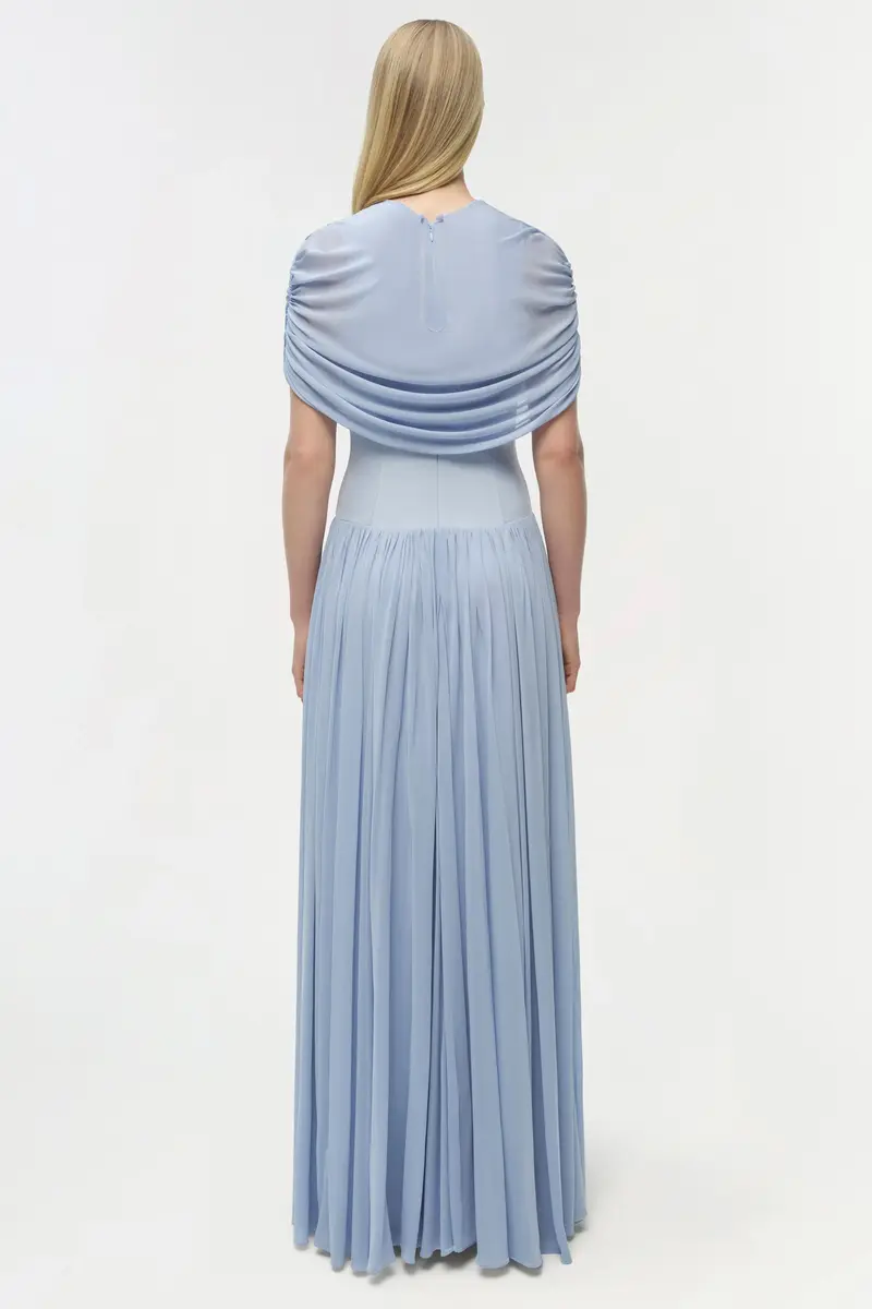 Simkhai Nancie Cape Maxi Dress | Thumbnail 5 Simkhai Nancie Cape Maxi Dress | Thumbnail 5