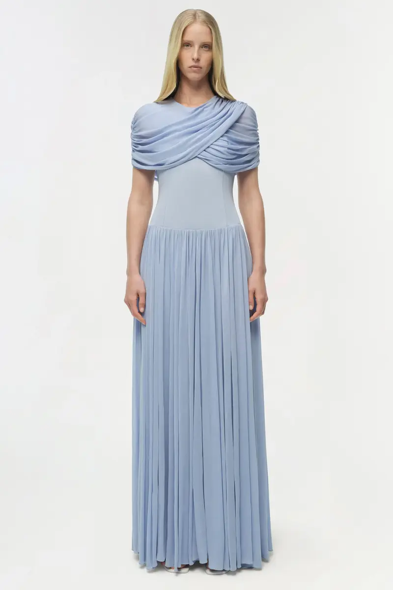 Simkhai Nancie Cape Maxi Dress | Thumbnail 6 Simkhai Nancie Cape Maxi Dress | Thumbnail 6
