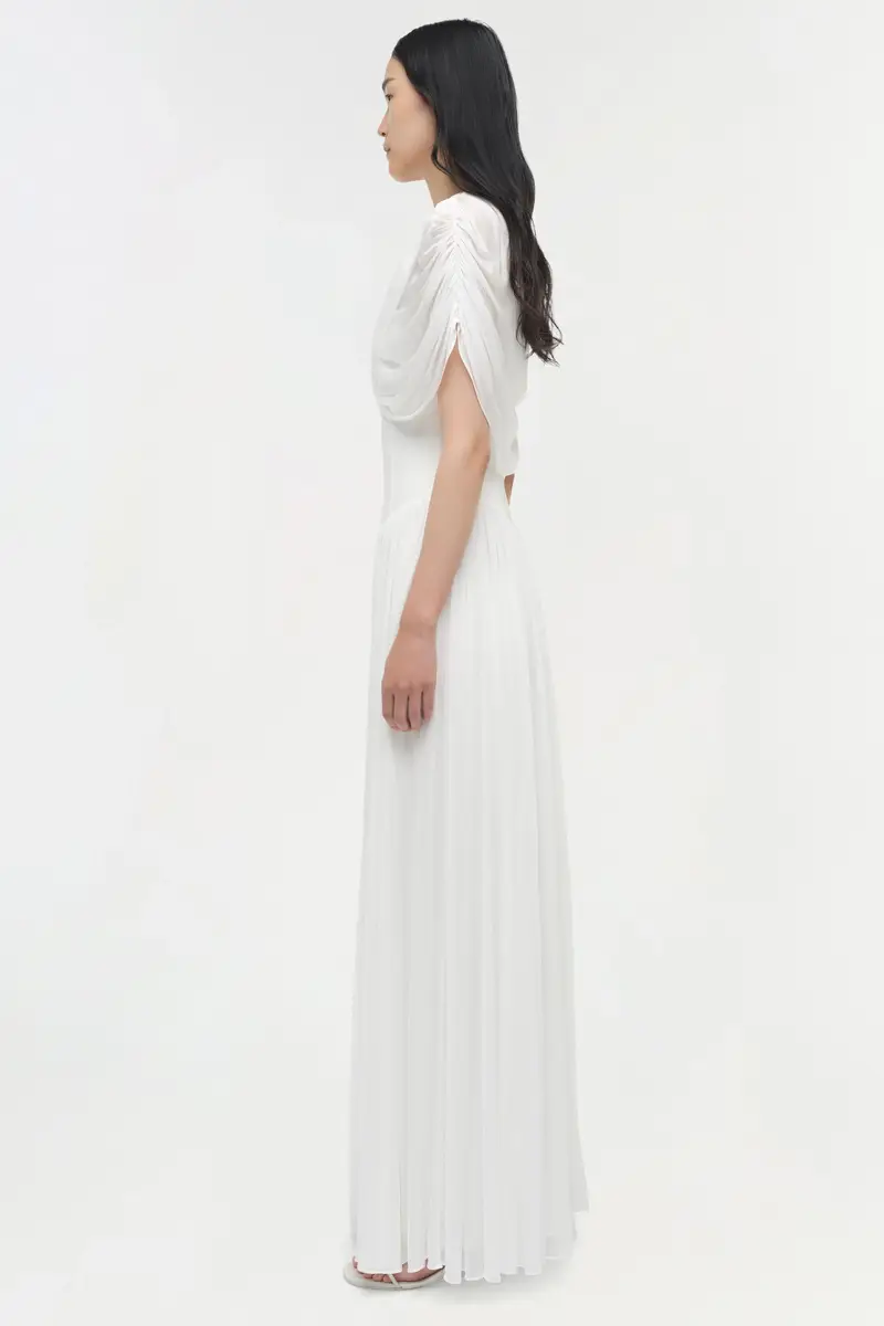 Simkhai Nancie Draped Jersey Cape Maxi Dress | Thumbnail 4 Simkhai Nancie Draped Jersey Cape Maxi Dress | Thumbnail 4