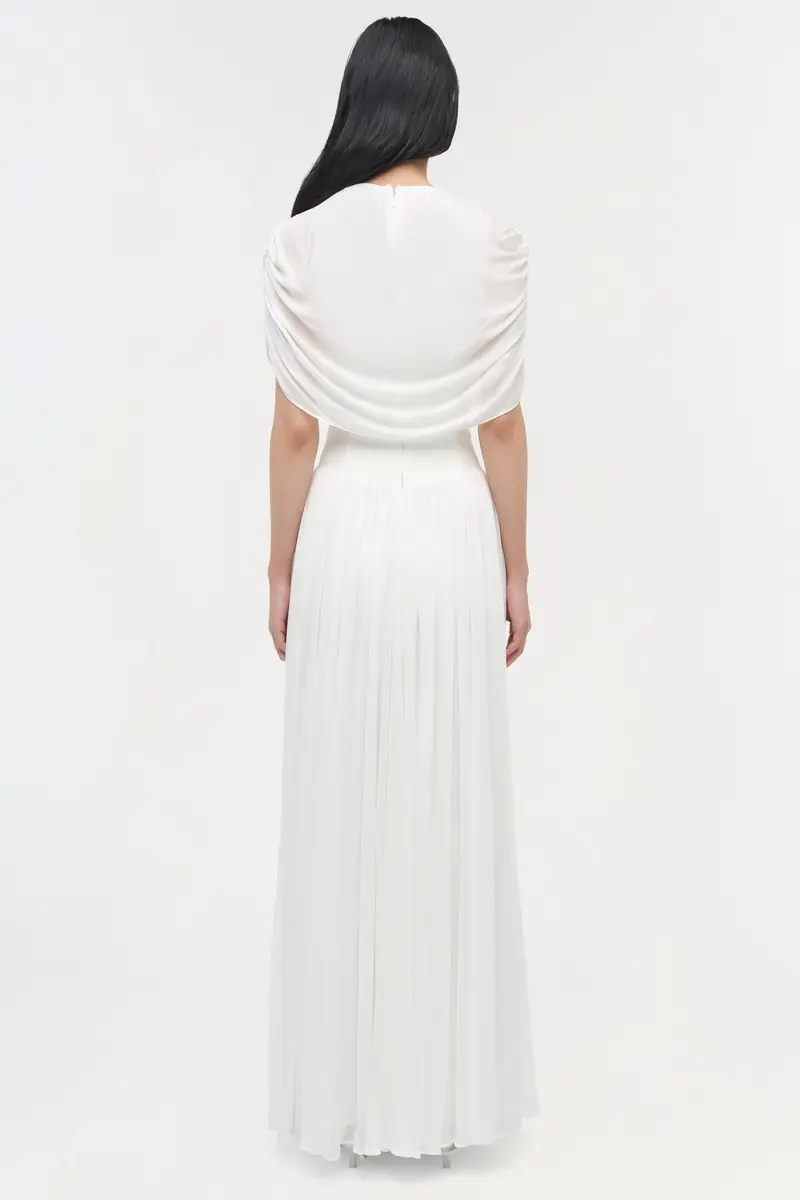 Simkhai Nancie Draped Jersey Cape Maxi Dress | Thumbnail 5 Simkhai Nancie Draped Jersey Cape Maxi Dress | Thumbnail 5