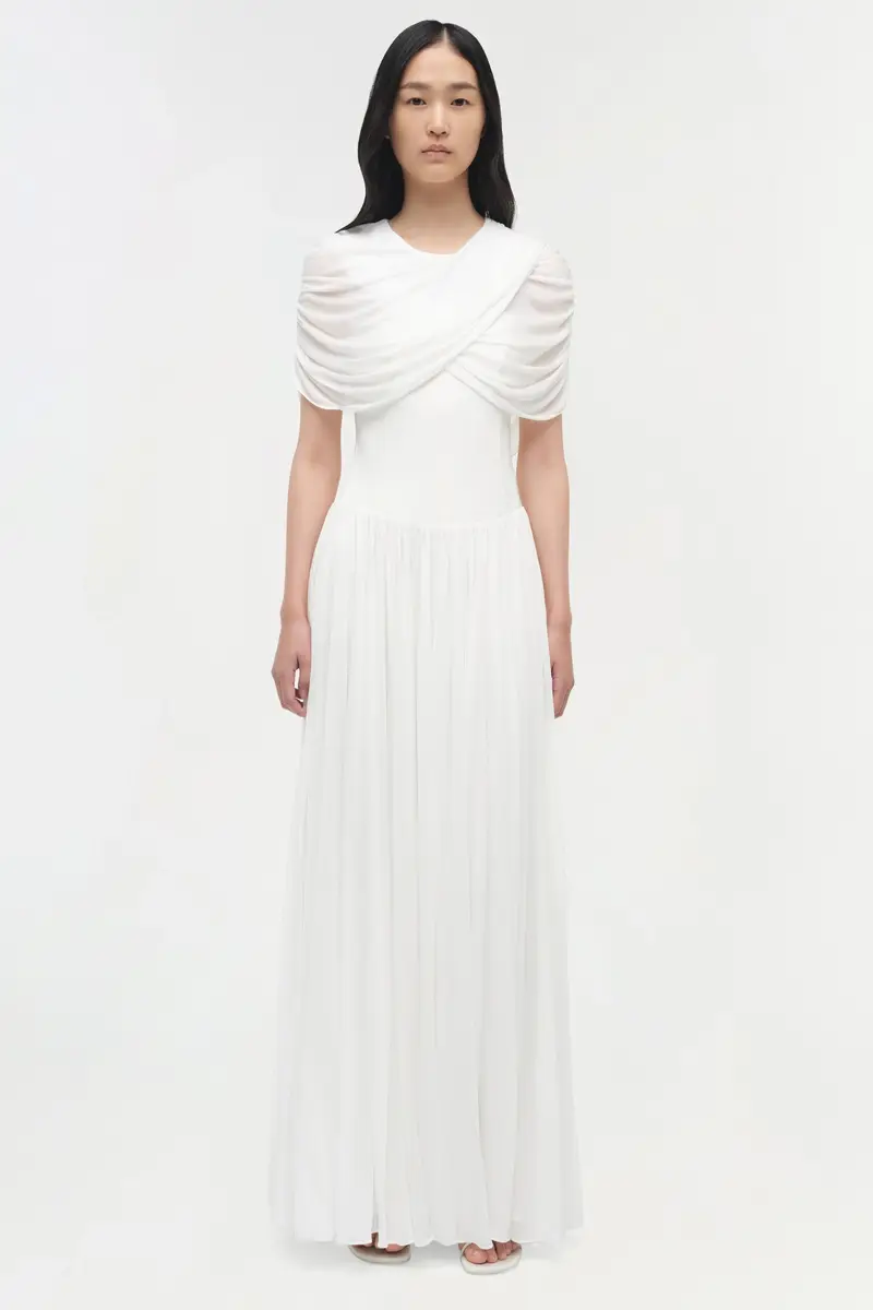 Simkhai Nancie Draped Jersey Cape Maxi Dress | Thumbnail 6 Simkhai Nancie Draped Jersey Cape Maxi Dress | Thumbnail 6