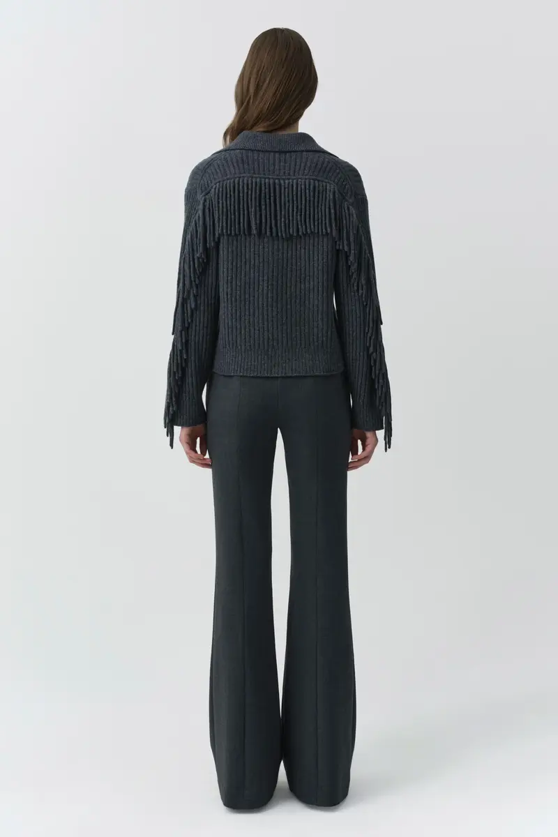 Simkhai Natalia Collared Fringe Sweater | Thumbnail 5 Simkhai Natalia Collared Fringe Sweater | Thumbnail 5