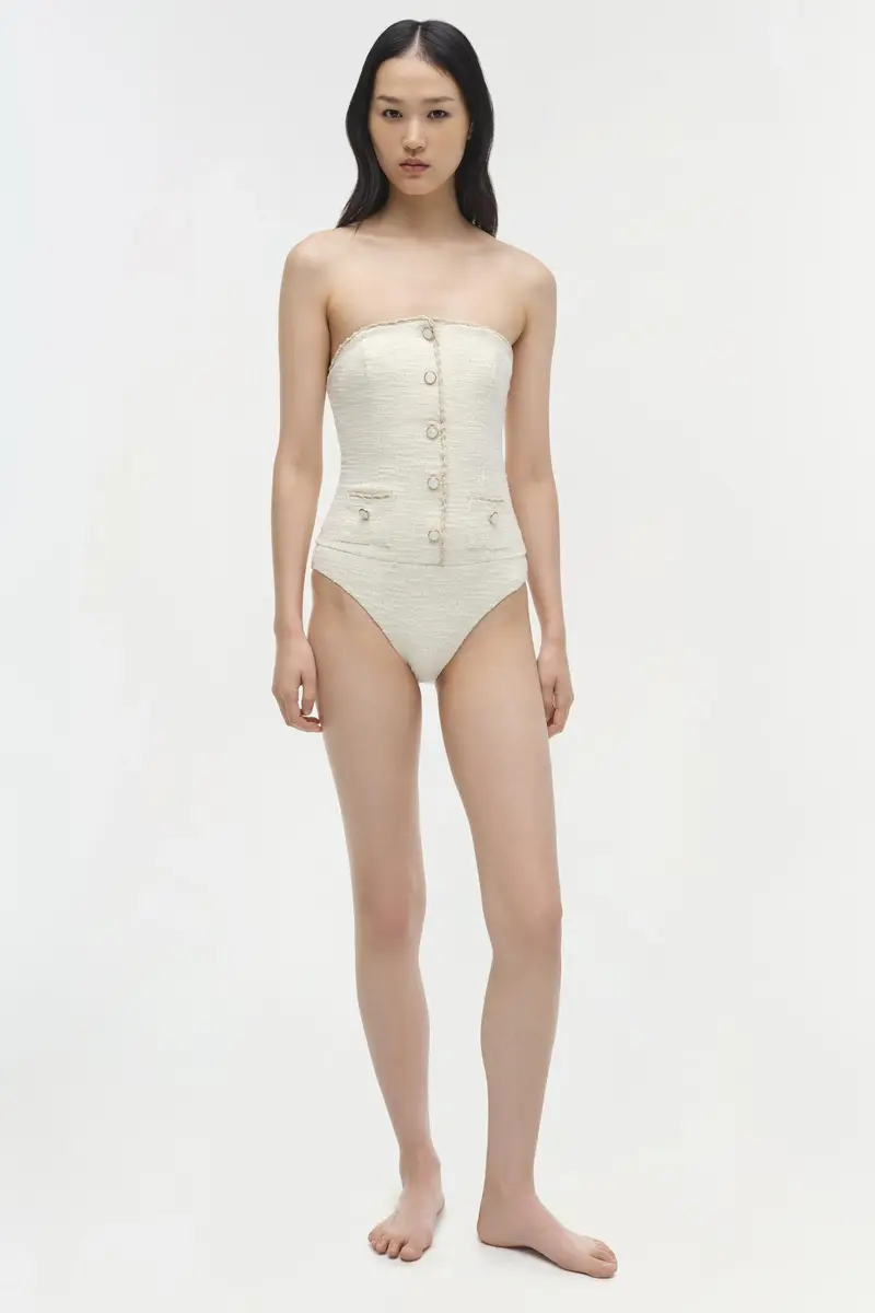 Simkhai Natalie Strapless One Piece | Thumbnail 2 Simkhai Natalie Strapless One Piece | Thumbnail 2