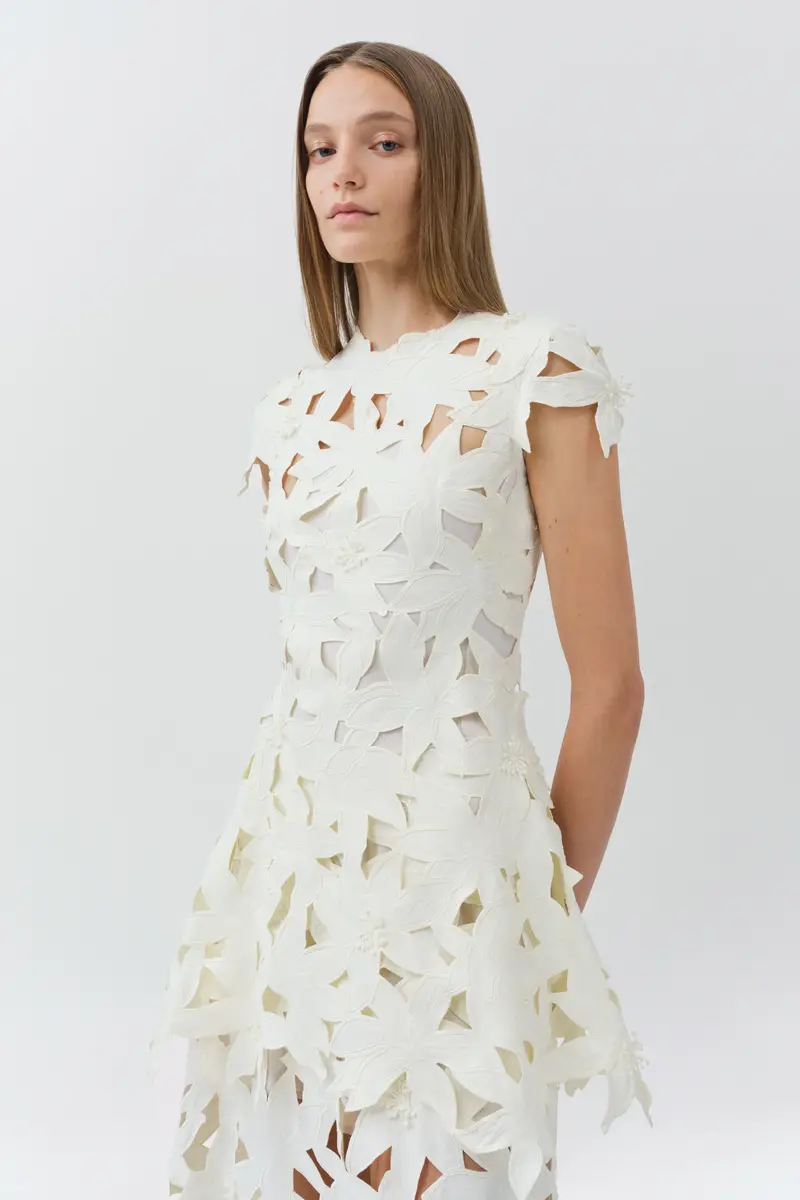 Simkhai Neve Embroidered Cotton Midi Dress | Thumbnail 3 Simkhai Neve Embroidered Cotton Midi Dress | Thumbnail 3