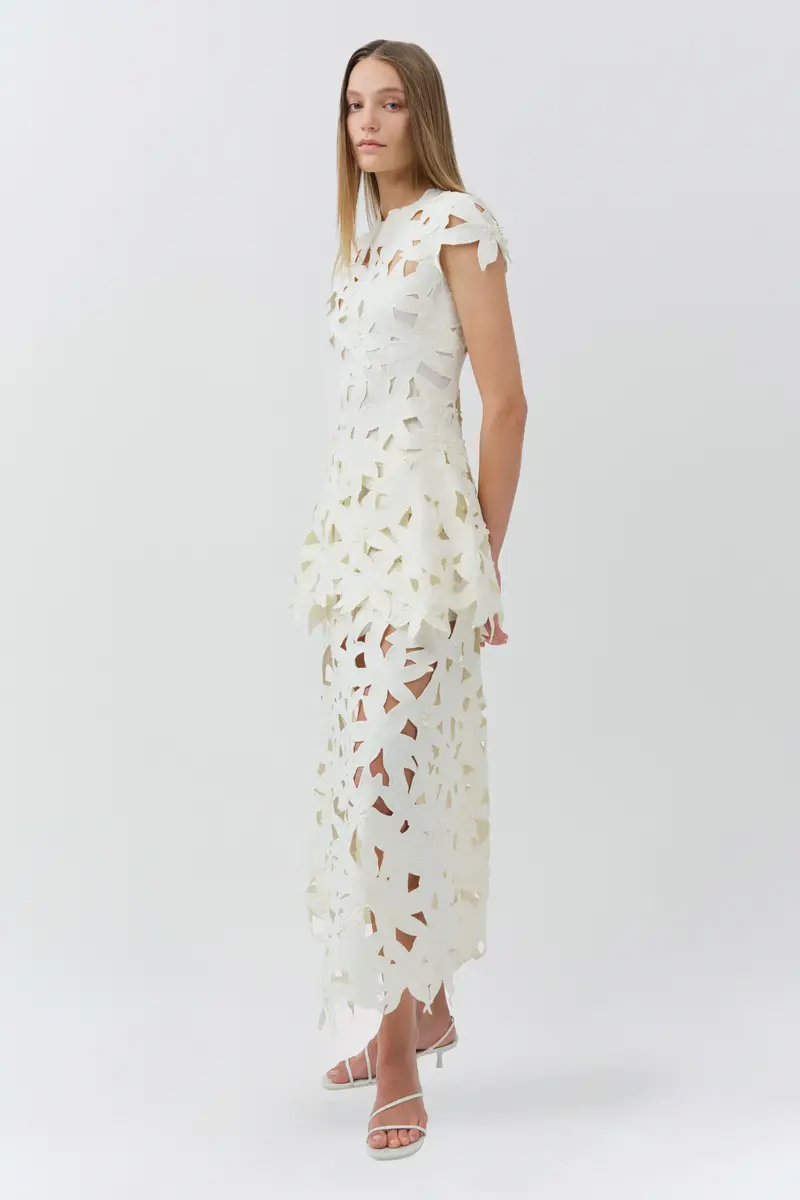 Simkhai Neve Embroidered Cotton Midi Dress | Thumbnail 4 Simkhai Neve Embroidered Cotton Midi Dress | Thumbnail 4