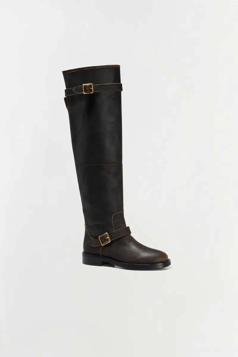 Simkhai Noah Leather Over The Knee Boot | Thumbnail 3 Simkhai Noah Leather Over The Knee Boot | Thumbnail 3