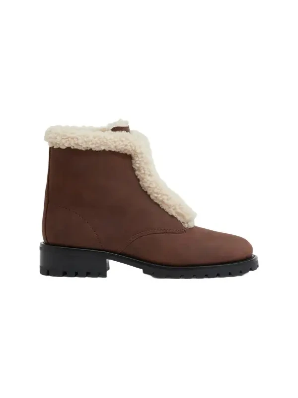 Simkhai Noah Shearling Lug Sole Zip Boot