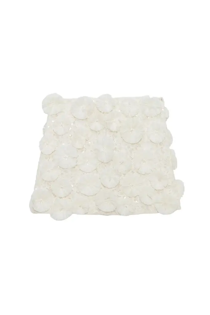 Simkhai Nolia Floral Raffia Mini Skirt