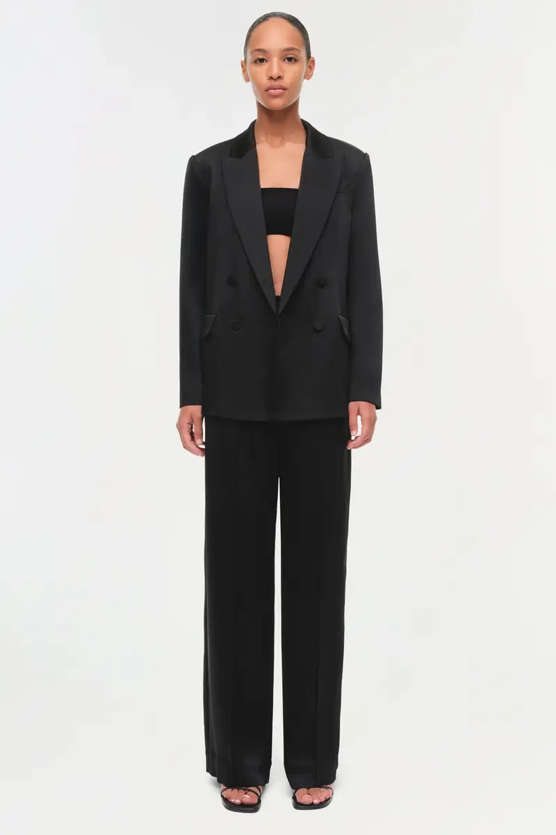 Simkhai Norah Satin Blazer | Thumbnail 9 Simkhai Norah Satin Blazer | Thumbnail 9