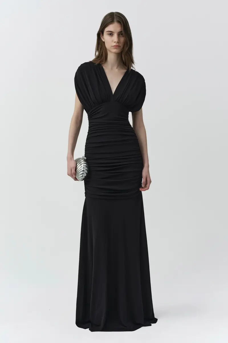 Simkhai Norvelle Draped Jersey Gown | Thumbnail 2