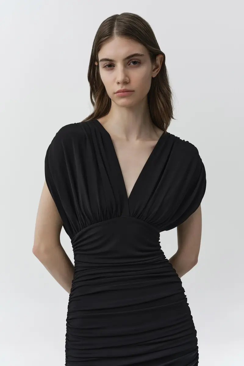 Simkhai Norvelle Draped Jersey Gown | Thumbnail 3