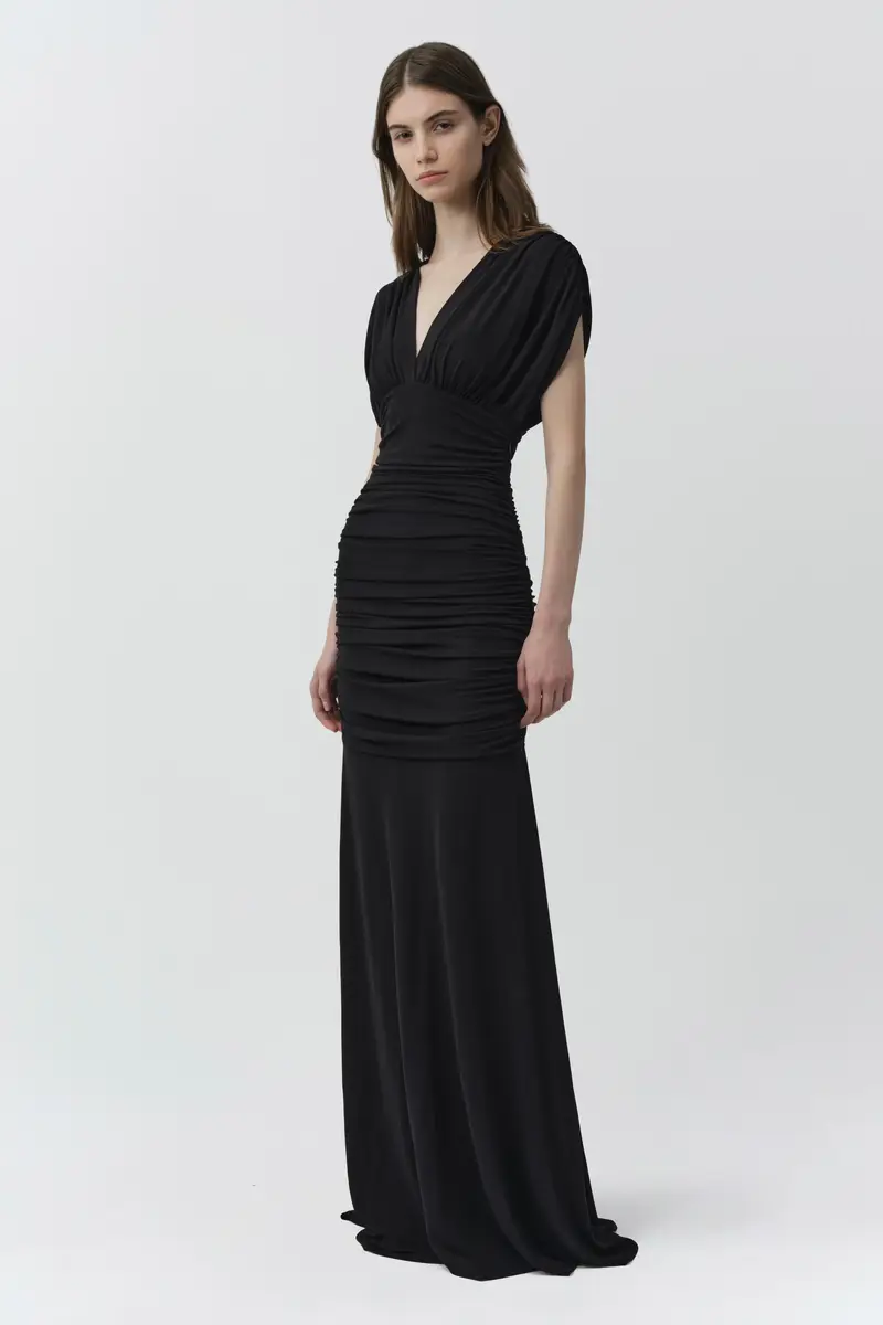 Simkhai Norvelle Draped Jersey Gown | Thumbnail 4