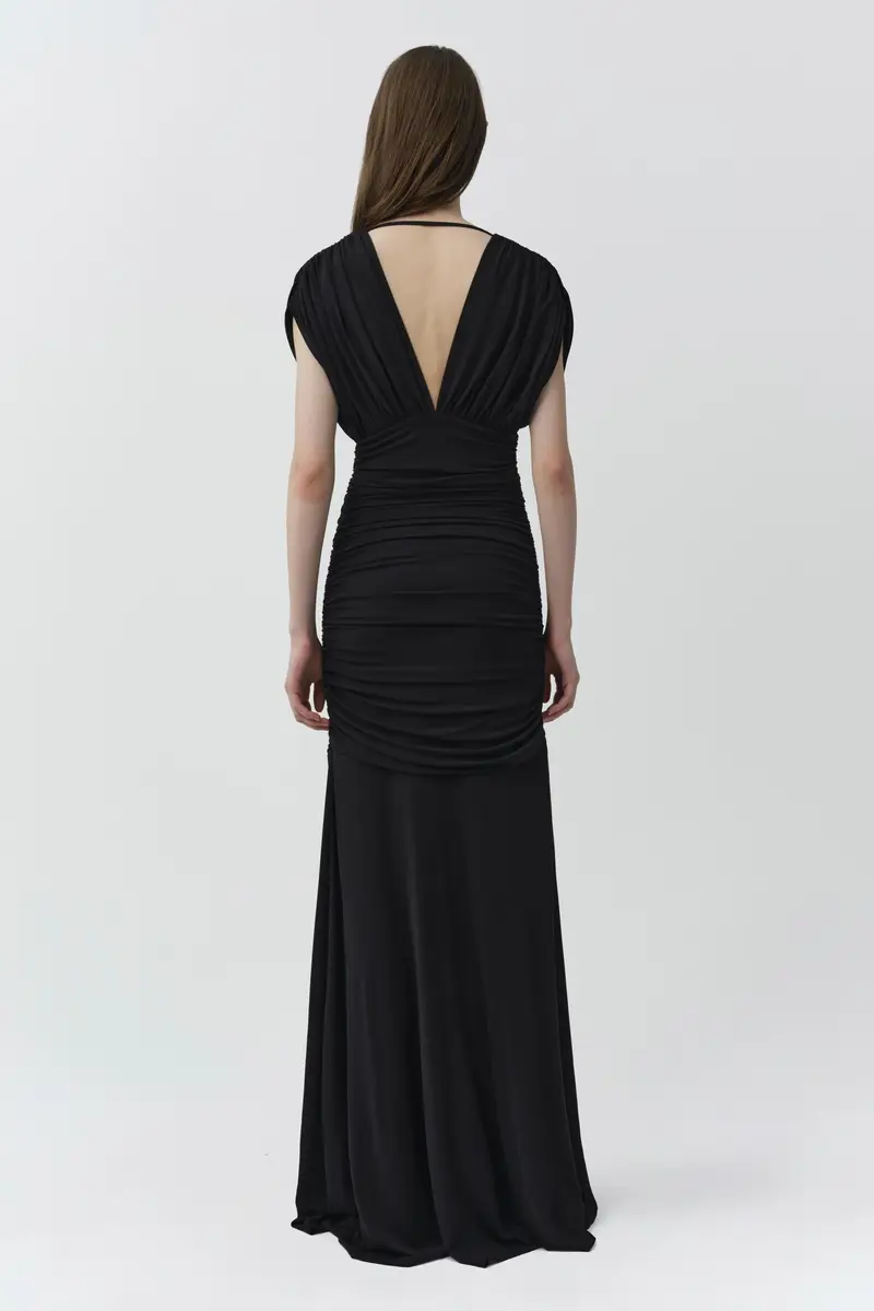 Simkhai Norvelle Draped Jersey Gown | Thumbnail 5
