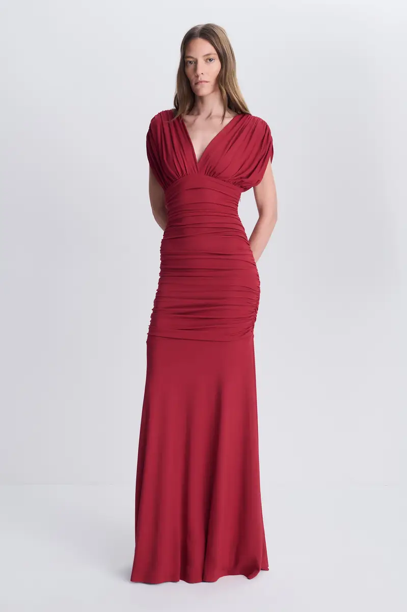 Simkhai Norvelle Draped Jersey Gown | Thumbnail 2 Simkhai Norvelle Draped Jersey Gown | Thumbnail 2