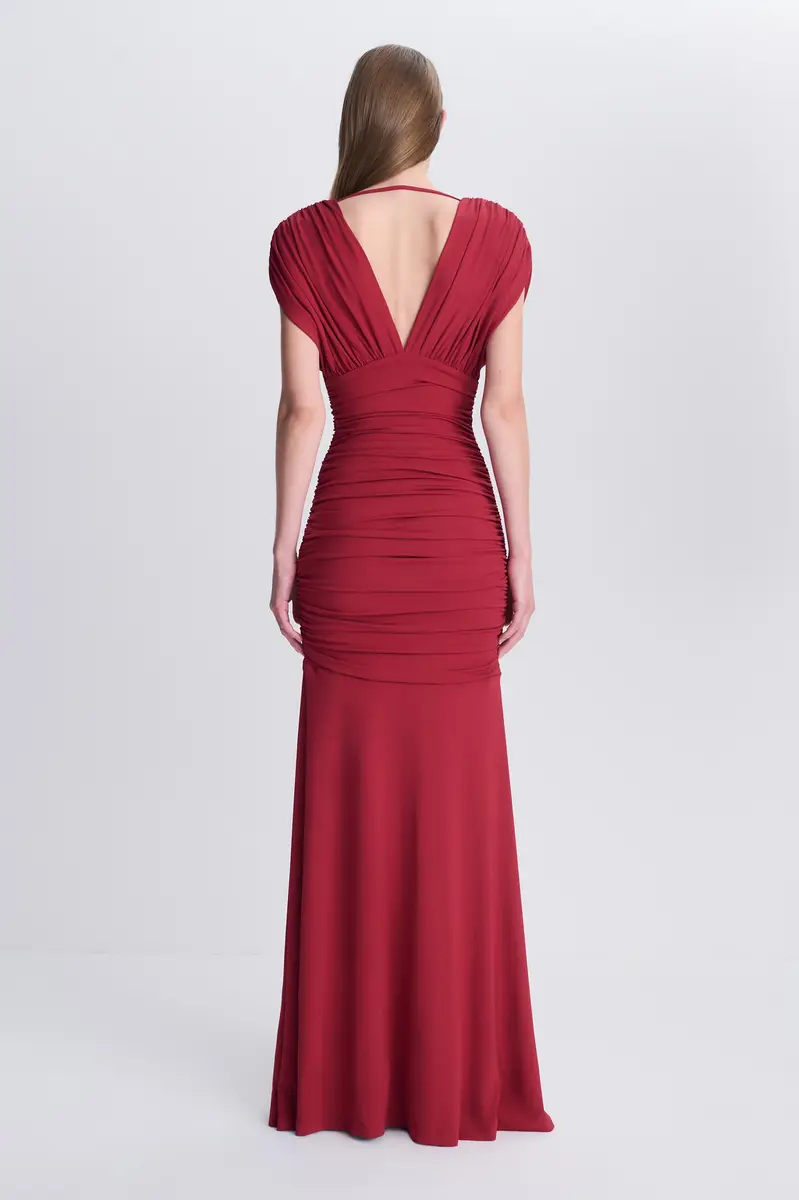 Simkhai Norvelle Draped Jersey Gown | Thumbnail 5 Simkhai Norvelle Draped Jersey Gown | Thumbnail 5